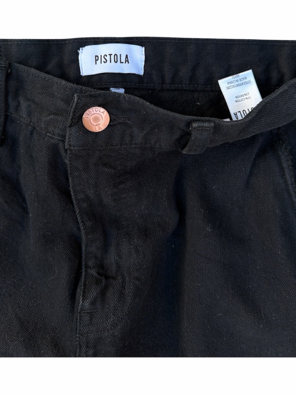 Pistola Black Cargo Jogger Women’s Pants Denim Size 26 - Picture 4 of 10